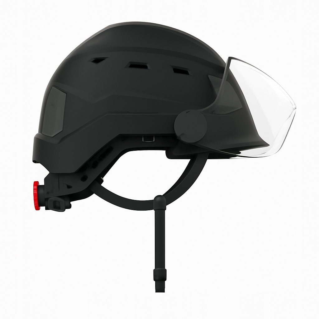 Ochranná přilba Atra 40V s ventilací a krytem S40, černá