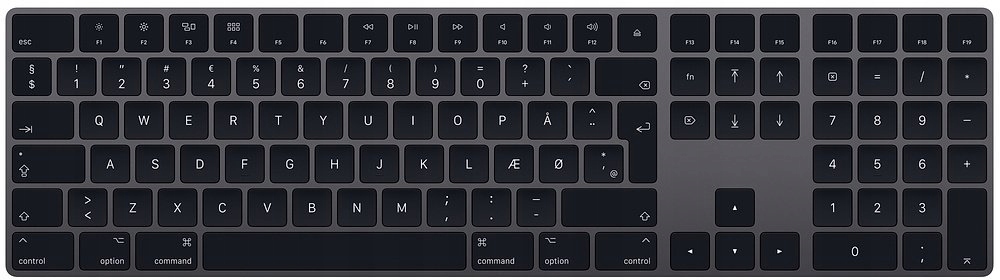 Apple Magic Keyboard, Full-size (100%), Wireless, Bluetooth, Membrane,