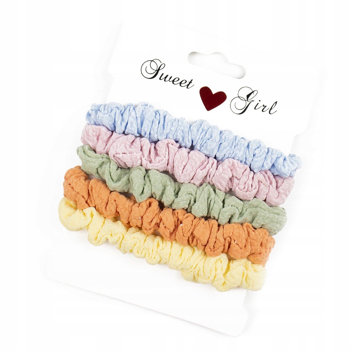 

Zestaw Scrunchies gumki do włosów 5 sztuk Frotki