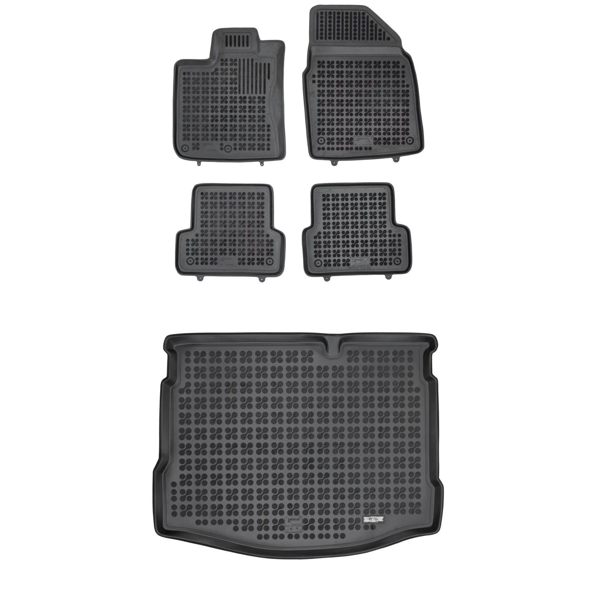 Gumowy zestaw dywaniki i mata Nissan Qashqai I 2006-2013 5 osobowy