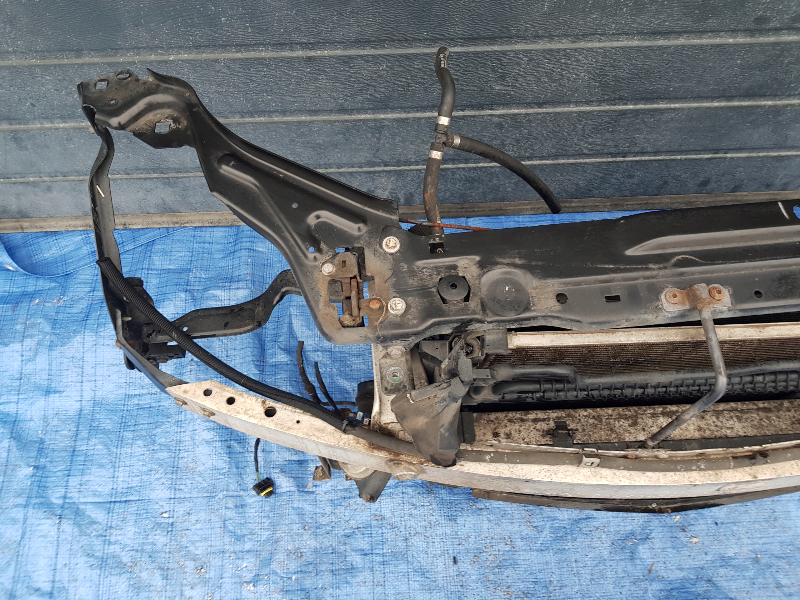 support panel for radiators radiator MERCEDES W204 2.2 CDI 651 AUTOMAT