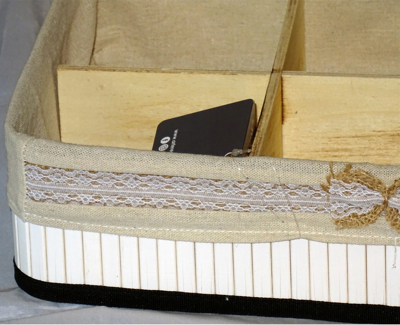 KOSZYK BAMBUSOWY ORGANIZER PUDEŁKO KOSMETYKI Kod producenta 1069