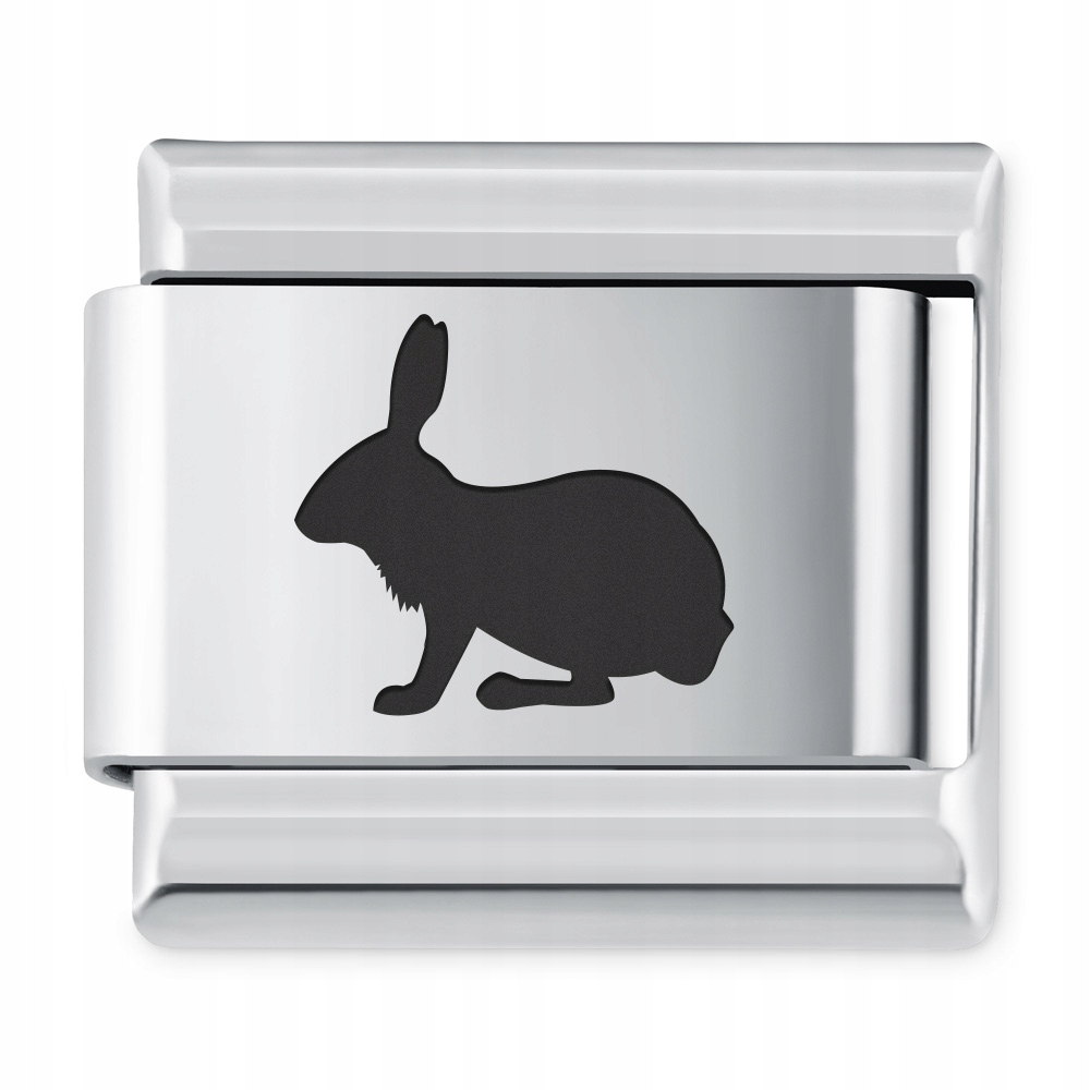 

Italian Charms Symbole Zwierzęta Zając Grawer