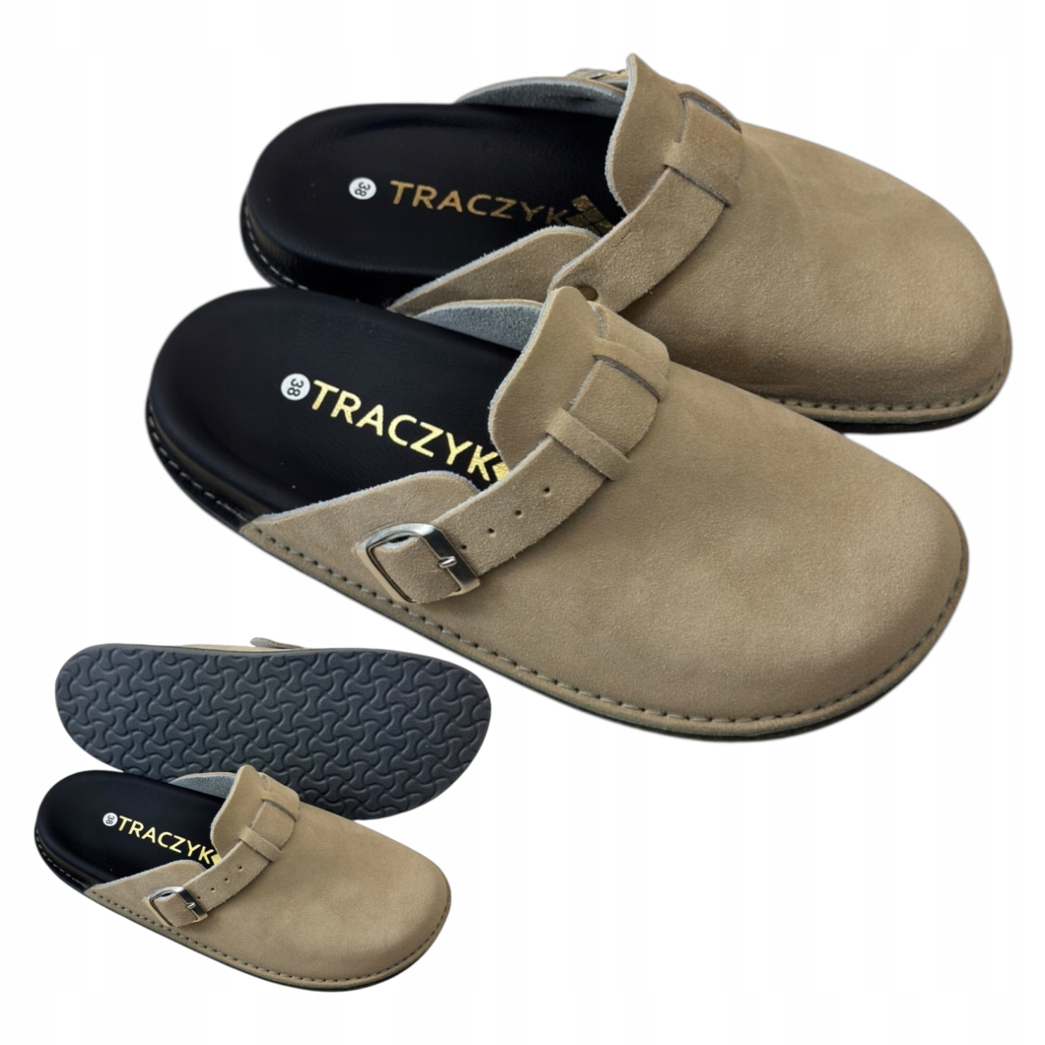 Nazouváky Traczyk Béžové Pohodlné Ortopedické Přírodní Kůže Fusbet vel. 35