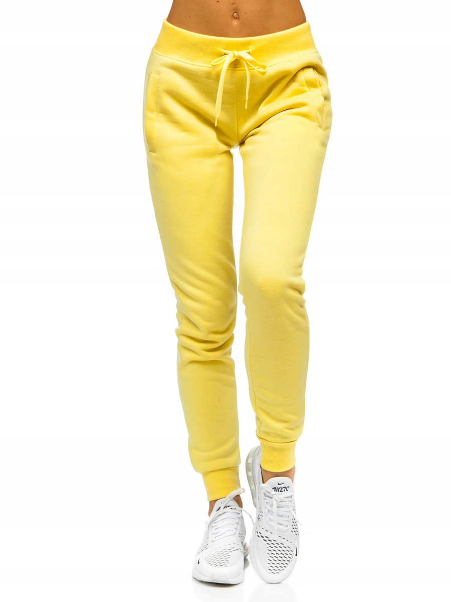 

Spodnie Damskie Dresowe Żółte CK-01-33B Denley_s