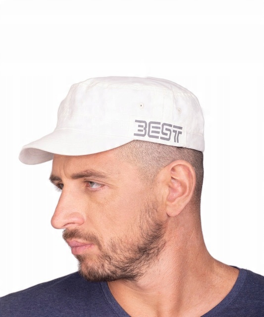 

Czapka z daszkiem Patrolóka Bawełna Kremowa Best