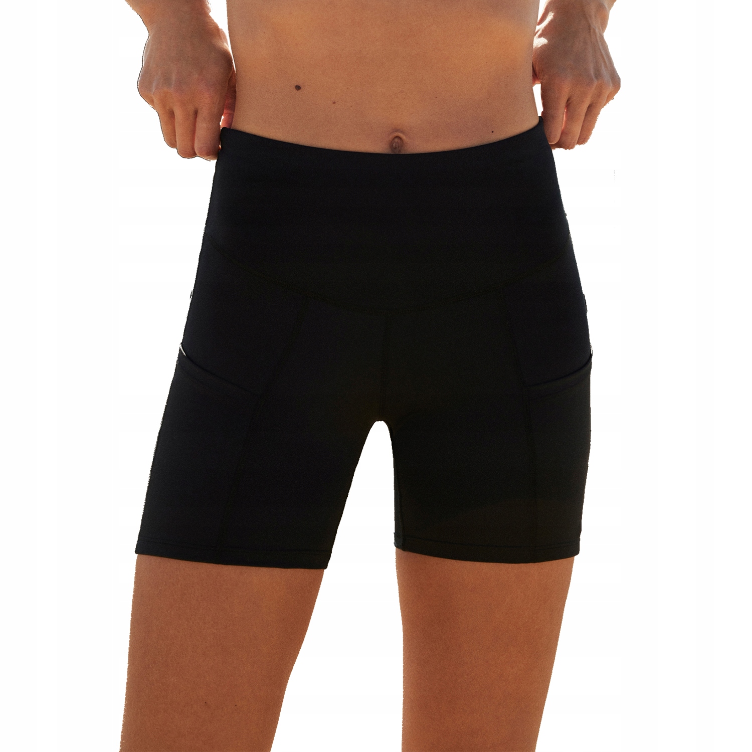 Ysabel Mora 70844 černé kraťasy krátké pohodlné cyklistické kalhoty Legíny XL