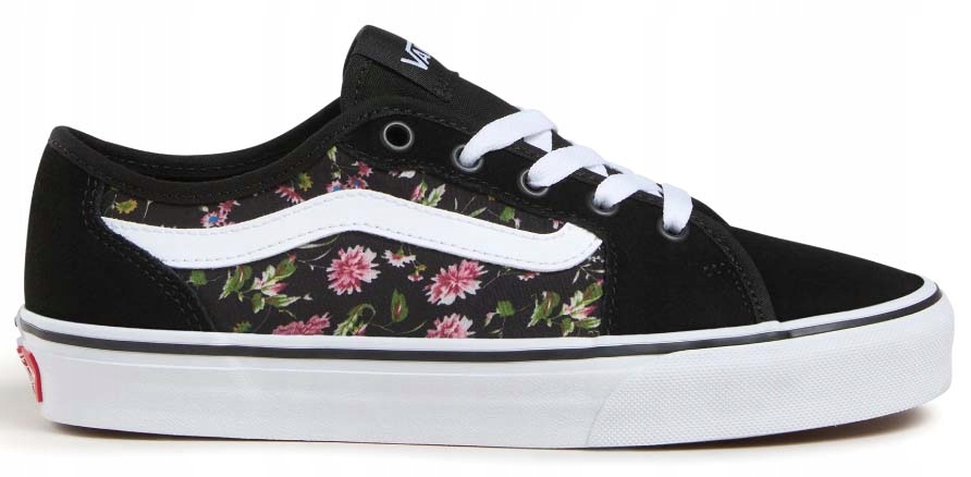 BUTY DAMSKIE VANS OLD SKOOL CLASSIC CZARNE TRAMPKI W KWIATY FLORAL