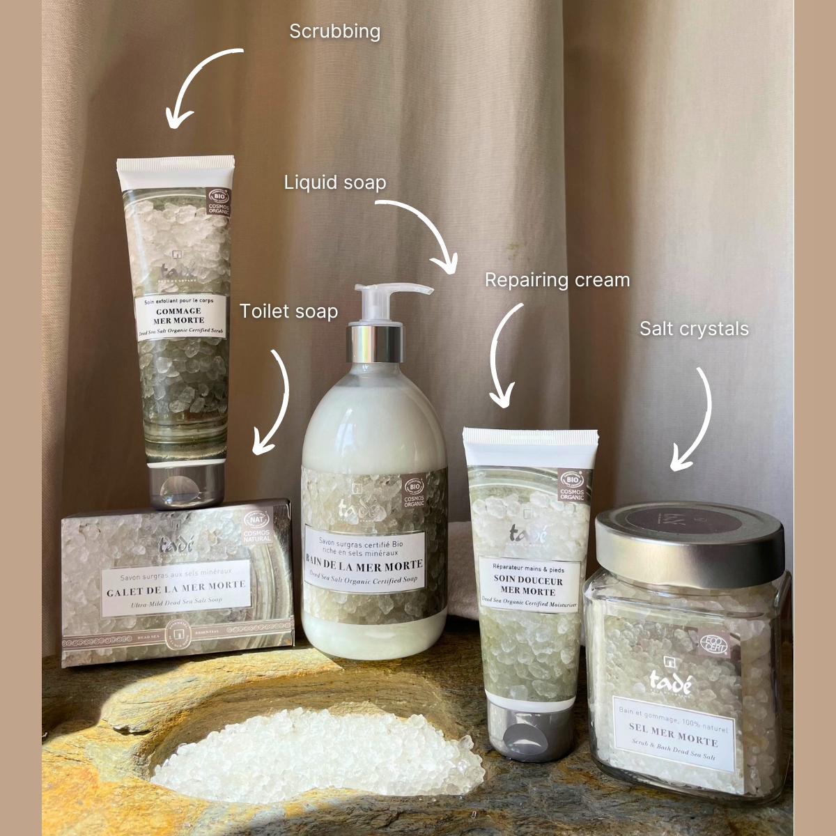 Tadé Sól z Morza Martwego certifié COSMOS NATURAL 280g Kod producenta TDSELS11