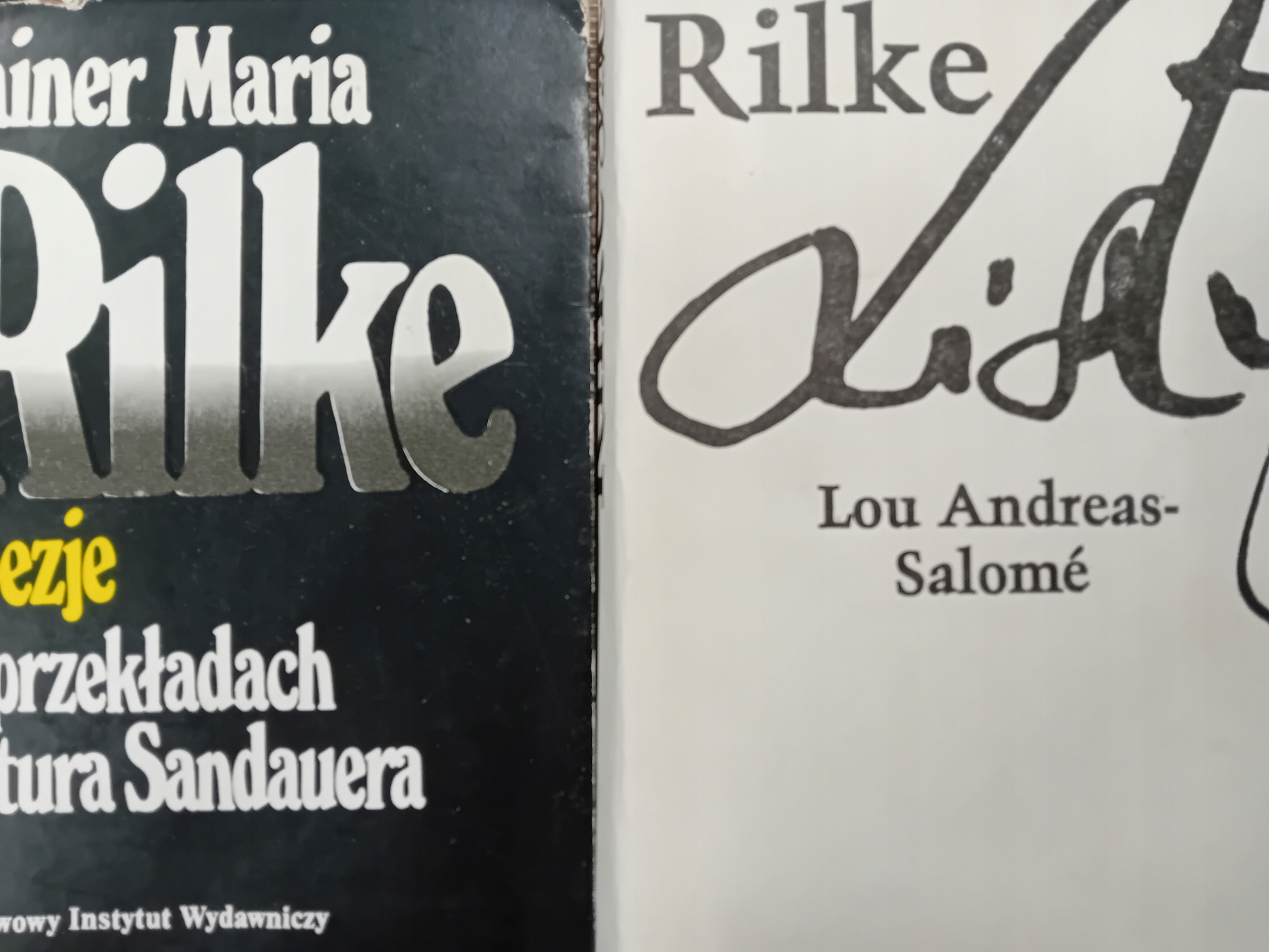 Rilke x2 1 POEZJE LISTY