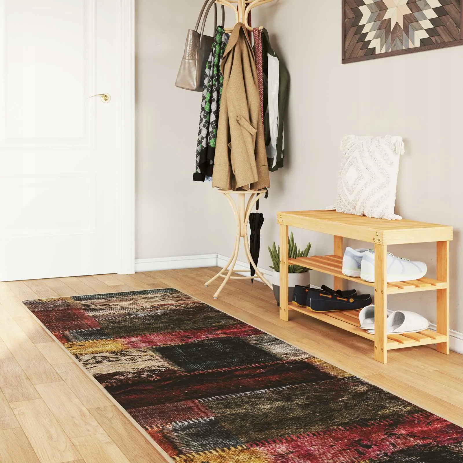 vidaXL Běhoun Marsa Vícebarevný 250 x 80 cm Polyester a Pvc