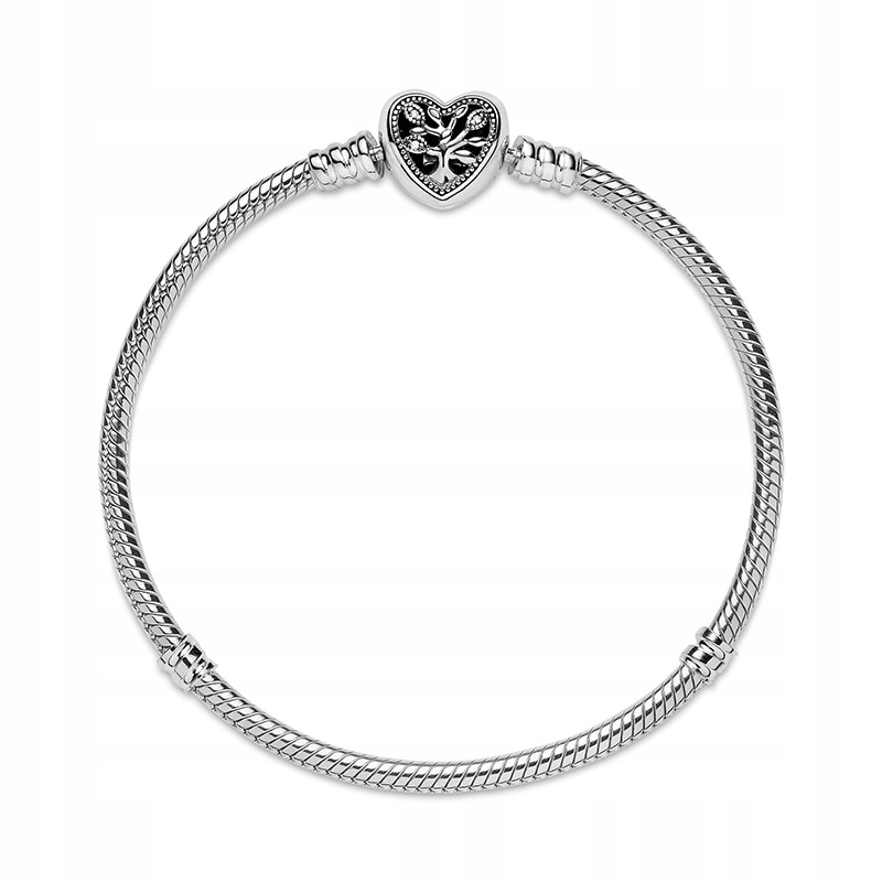 Dámský Náramek Pandora 598827C01-17 Stříbrný Srdce Strom Rodina