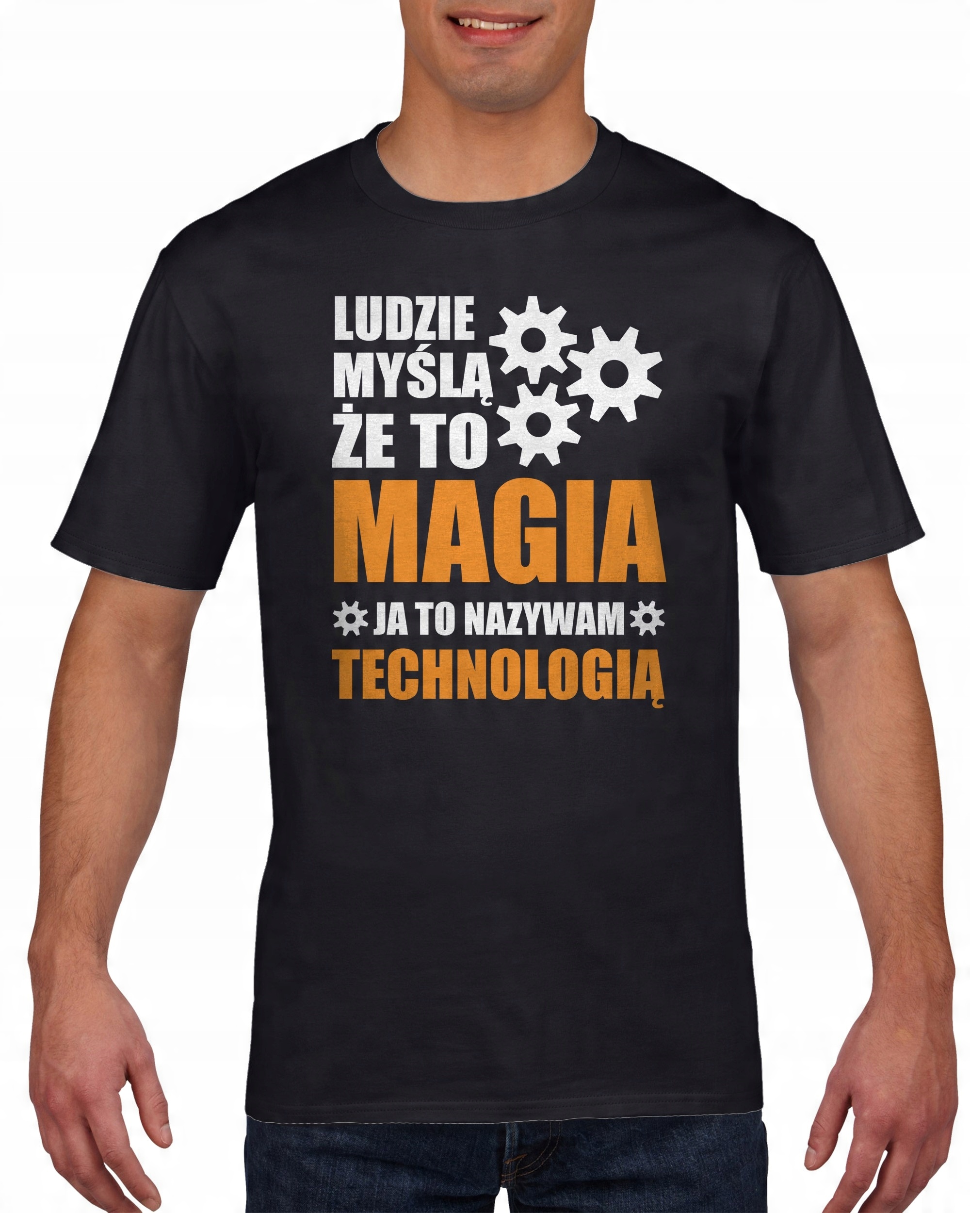 

Koszulka męska Magia technologii M