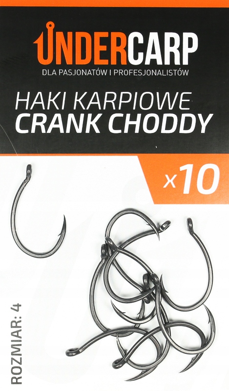 Undercarp Teflonowe Haki Karpiowe Crank Choddy 4