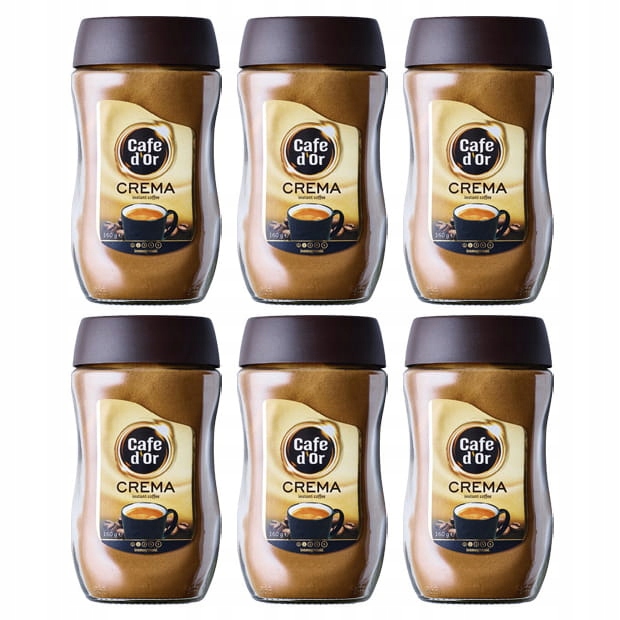Levně Káva Cafe d'Or Crema 6x160 g