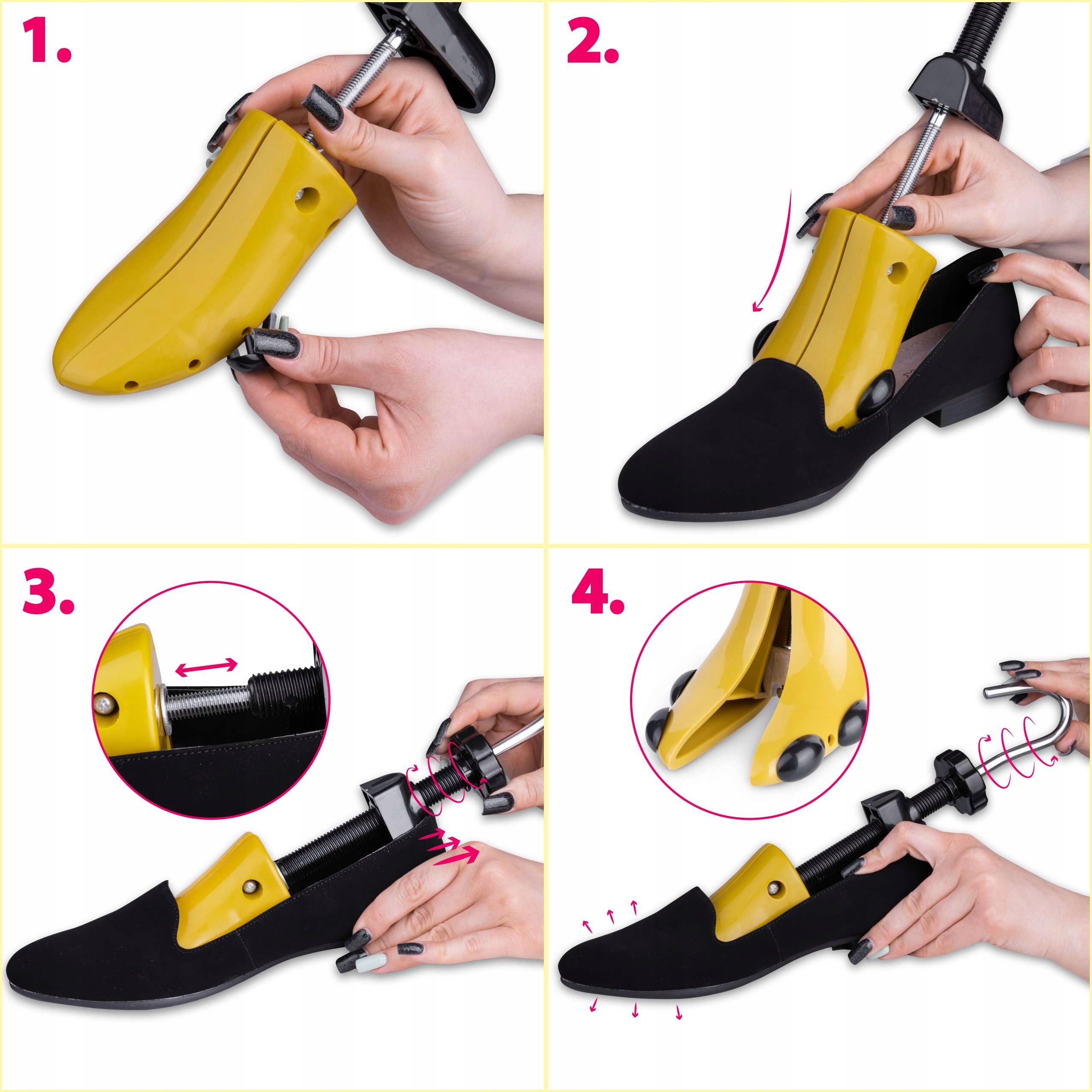 Prawidło rozciągające ciasne buty rozmiar 41/42 Materiał tworzywo sztuczne