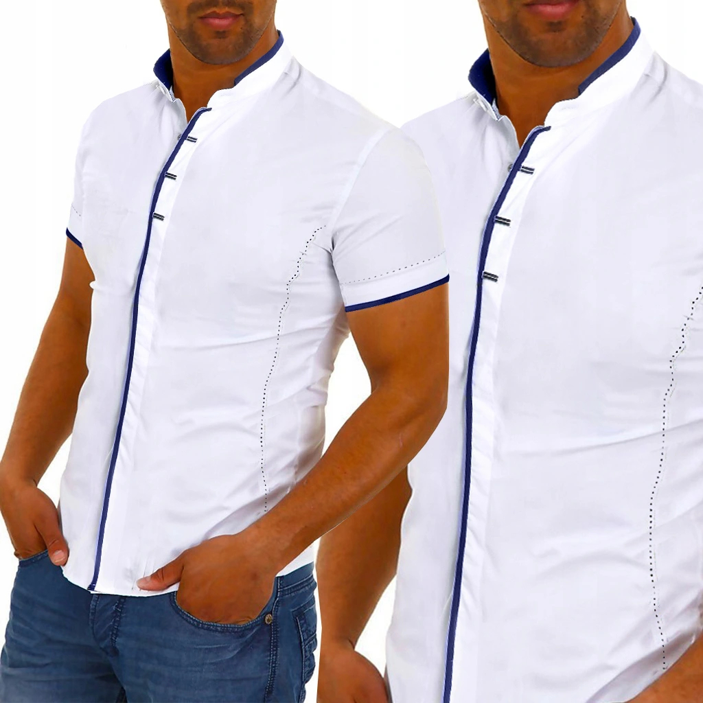 Pánská Košile Casual Se Stojáčkem Denní Hladká Novinka