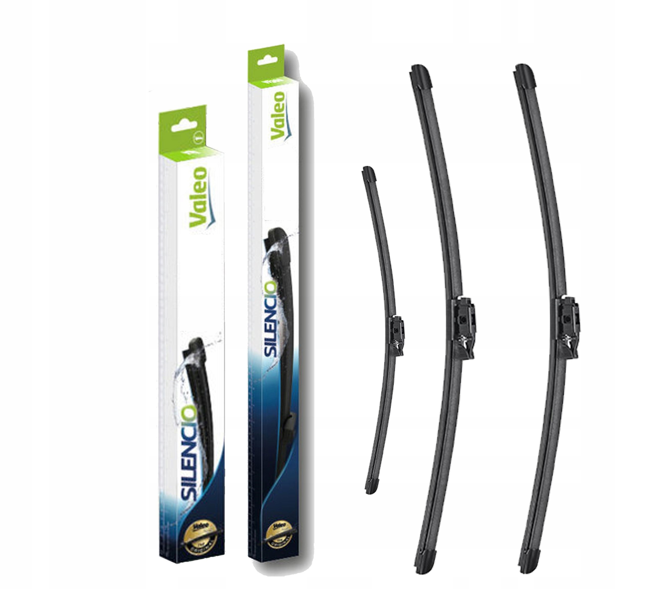wycieraczki przód tył Valeo Silencio Vw Golf VIII 8 Kombi Taigo