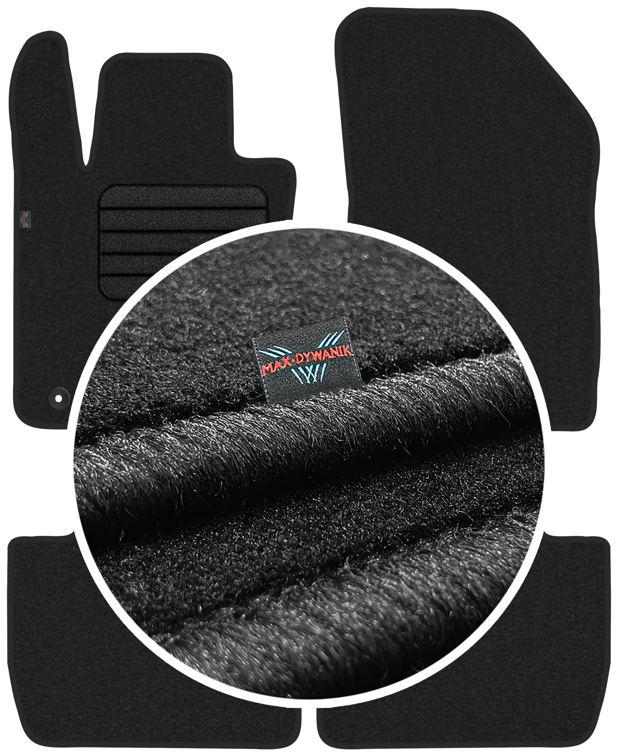 

Peugeot 508 II 2018- Wycieraczki welurowe