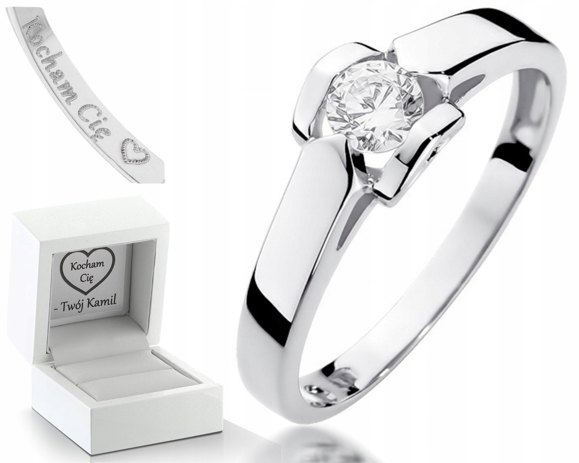 Prstýnek S Briliantem Pro Zásnuby