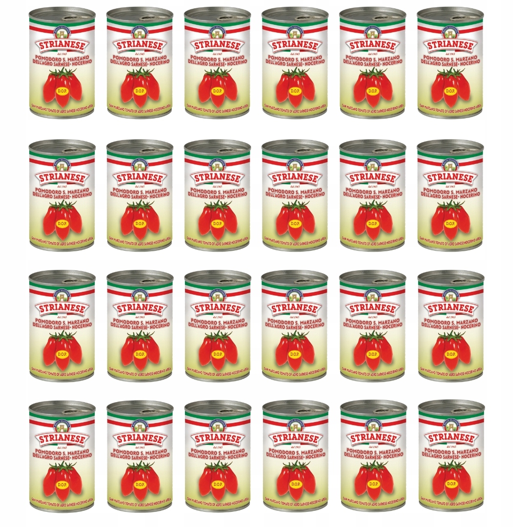 Sada Strianese 9,6 l San Marzano 400 g x 24 Rajčata, tovární svár
