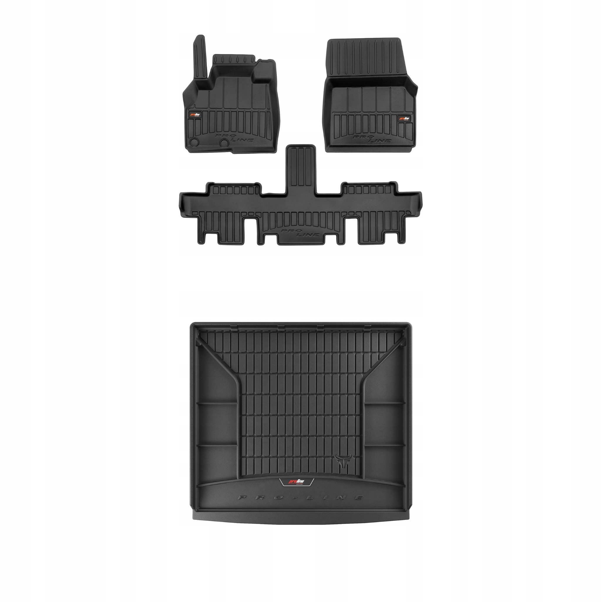 Frogum 3D Sada gumových koberců a rohože s logem pro Renault Espace IV