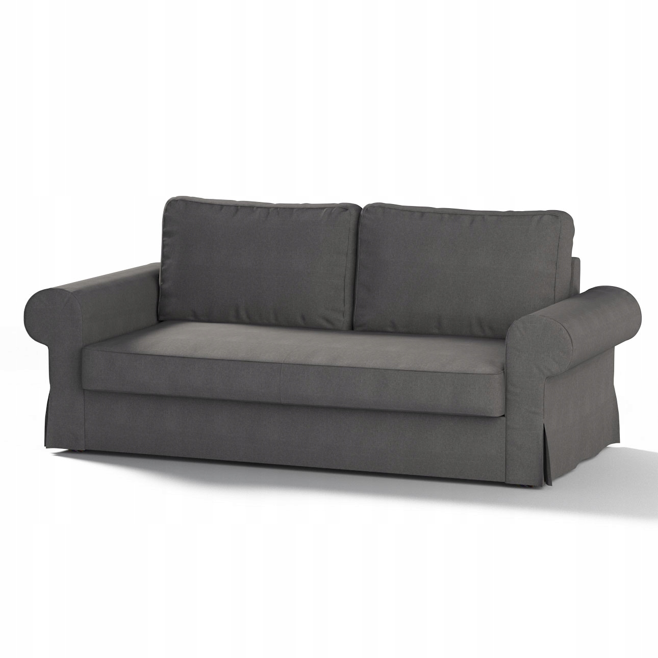 Dekoria potah na rozkládací pohovku Backabro pro 3 osoby Ikea šedý