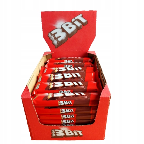 Baton 3BIT Czekolada Mleczne Nadzienie 42 szt x 46 g