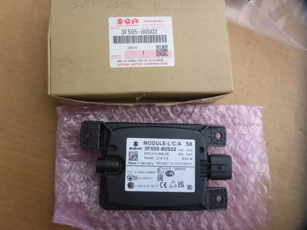 suzuki SWIFT MK8 датчик скорости 3F505-80S02 оригинал