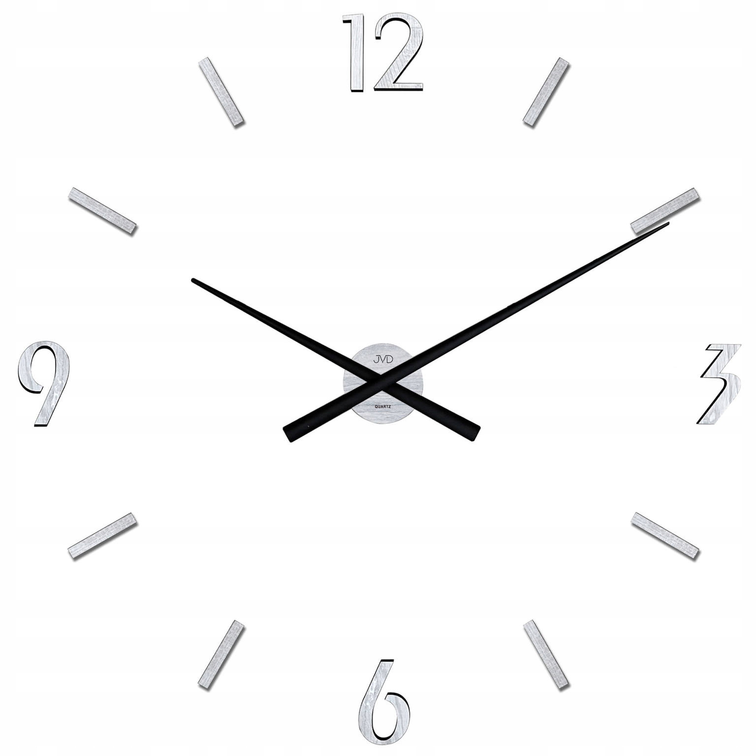 Veľké Hodiny Jvd HT467.2 90 cm Nalepené Šedé