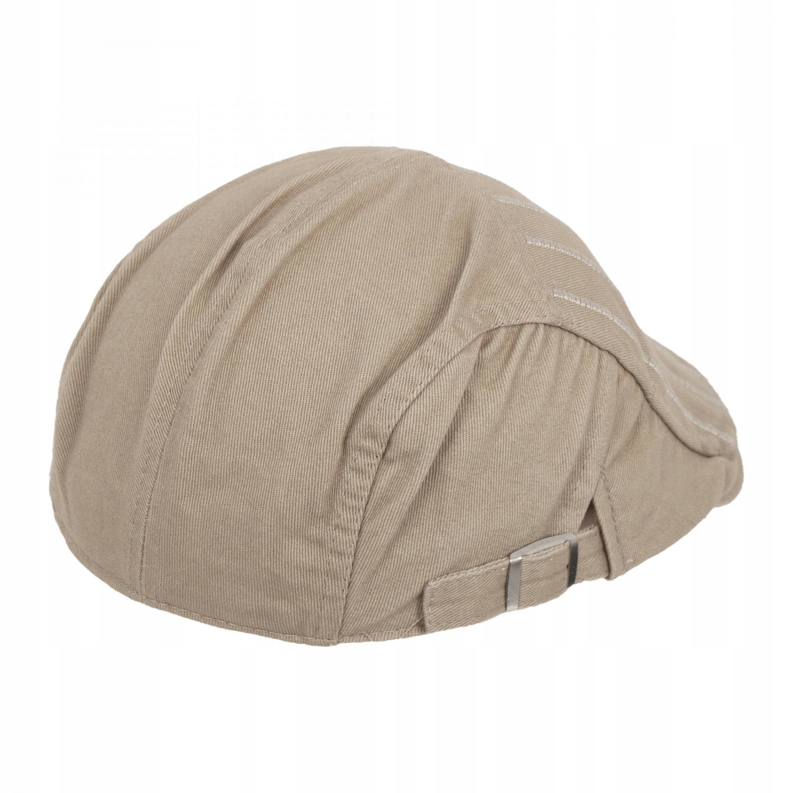 KASZKIET MĘSKI CZAPKA Z DASZKIEM BAWEŁNA BEŻ Marka inna