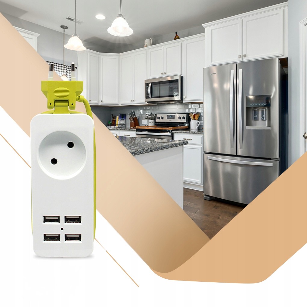 LISTWA ZASILAJĄCA PRZEDŁUŻACZ USB ANTYPRZEPIĘ Marka bez marki