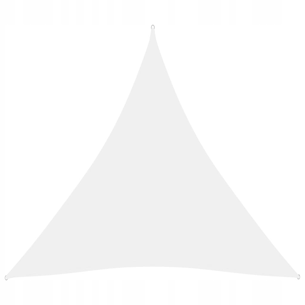 Żagiel Przeciwsłoneczny Parasol Ogrodowy Markiza Cień 5x5x5 m Markiza Biały