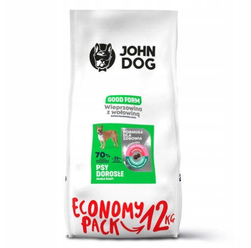 Levně John Dog pro malá plemena vepřové maso 12 kg