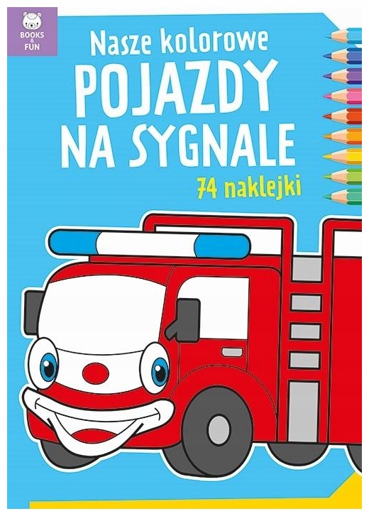 Nasze kolorowe Pojazdy na sygnale 74 naklejki