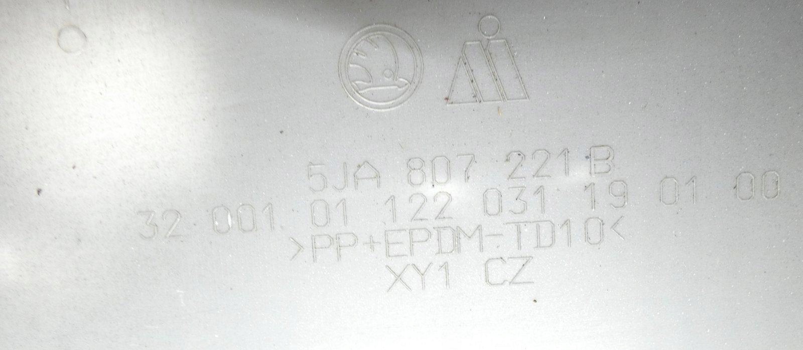 SKODA RAPID 5JA807221B washer 2012- bumper front front