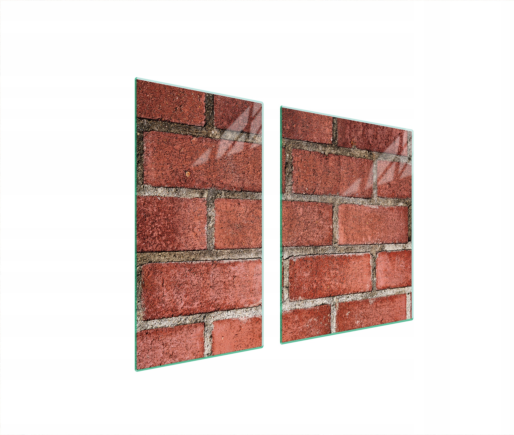 Skleněná Ochranná Deska Na Sporák 90x52 Cihla Tvrzené Sklo