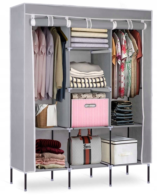 

Szafa Garderoba Składana Tekstylna na Ubrania Duża