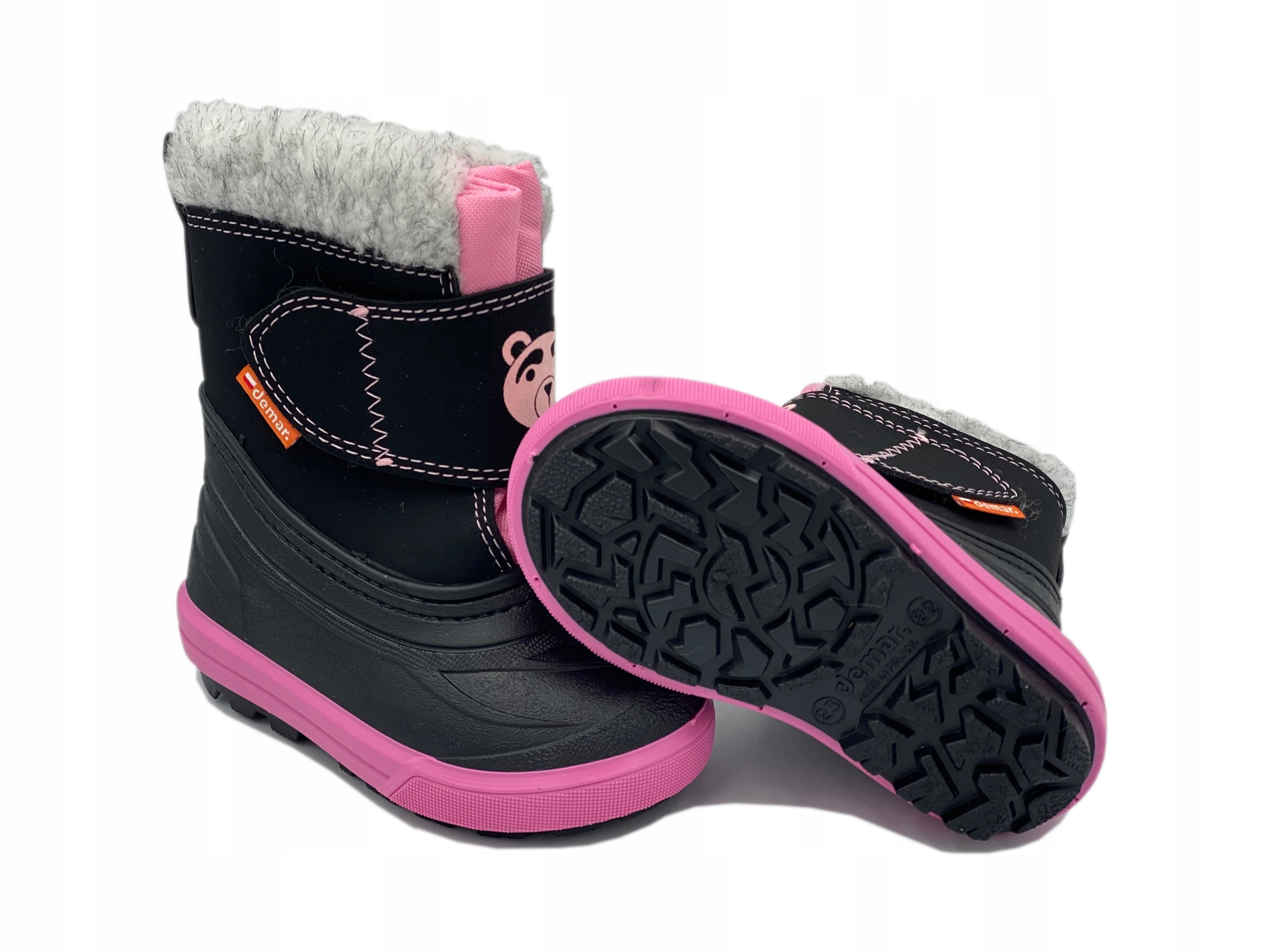 Demar Śniegowce BEAR ocieplane Wełna roz. 28/29 B Długość wkładki wew. 18.5 cm