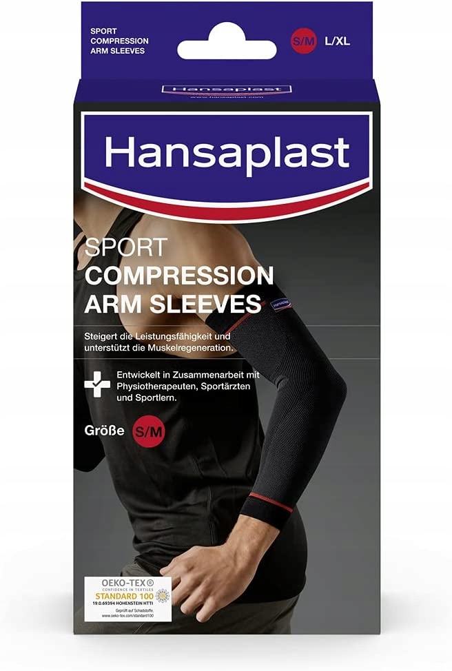 Hansaplast Sportowe rękawy kompresyjne S/m 1para