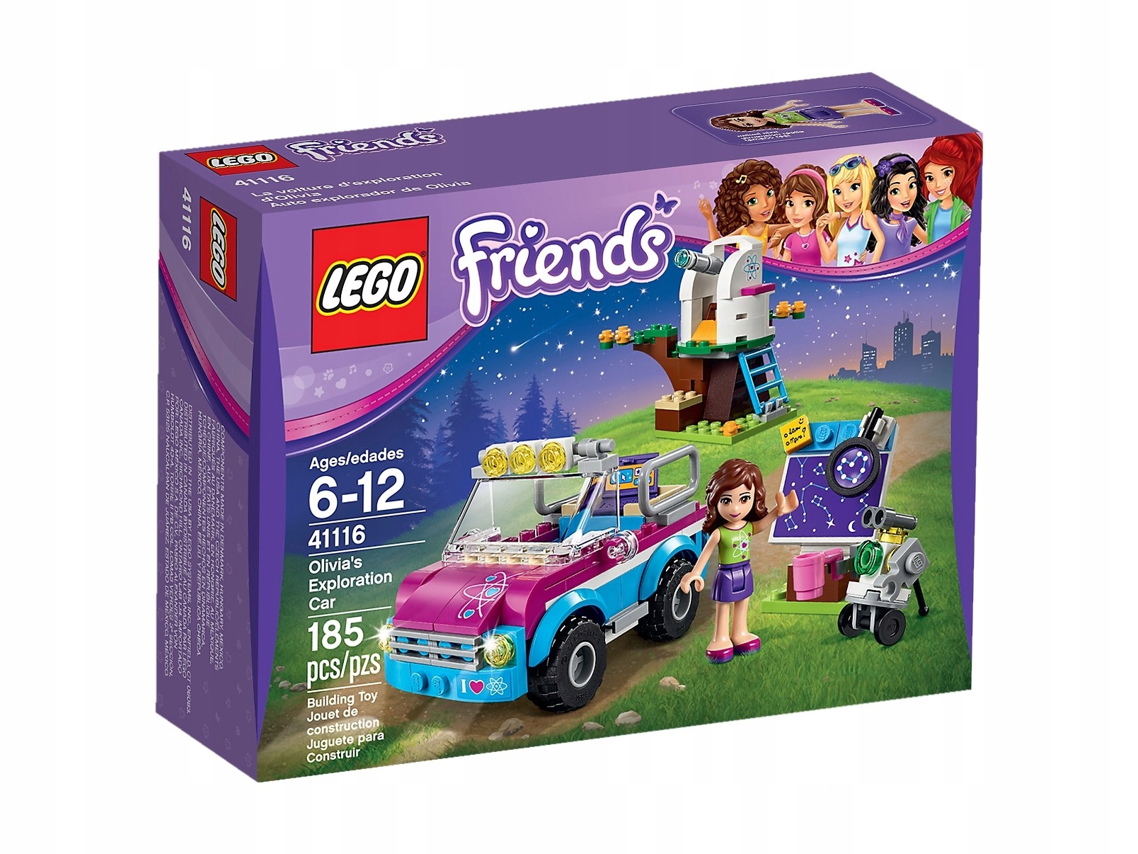 Lego Friends 41116 Výzkumný vůz Olivie Nové