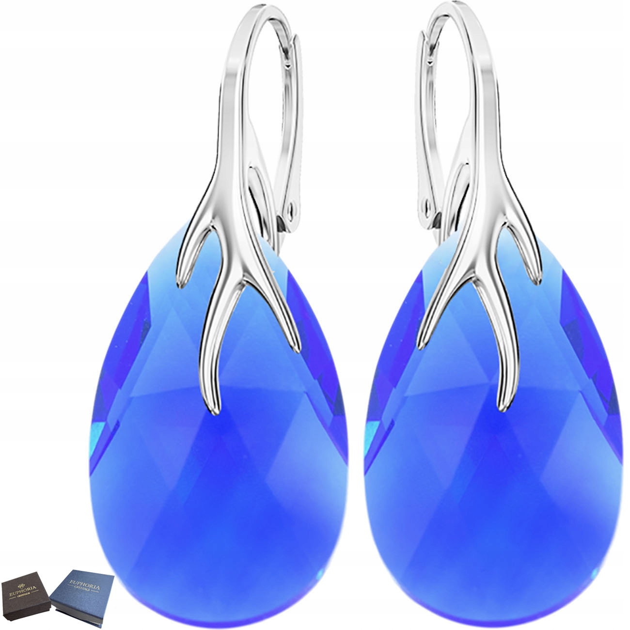 Dámské Stříbrné Náušnice 925 Závěsné Stříbrné šperky Dárek k narozeninám