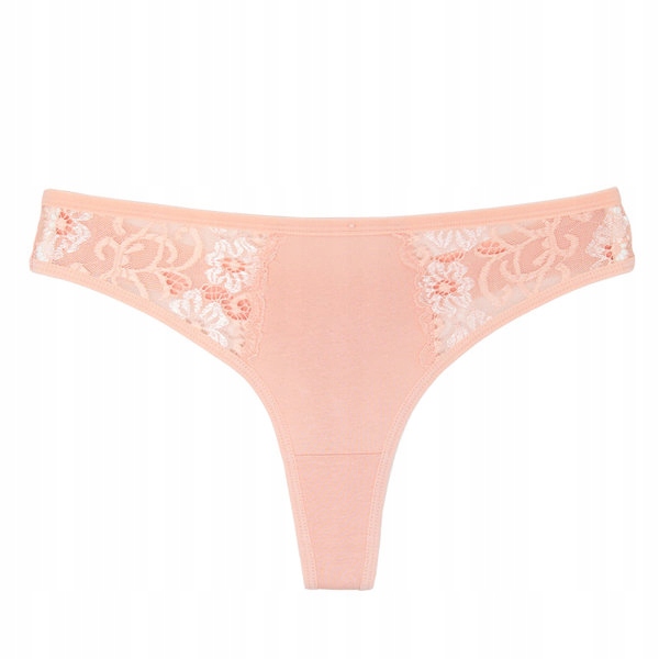 

3305N Pink Różowe Damskie Majtki Stringi L 40
