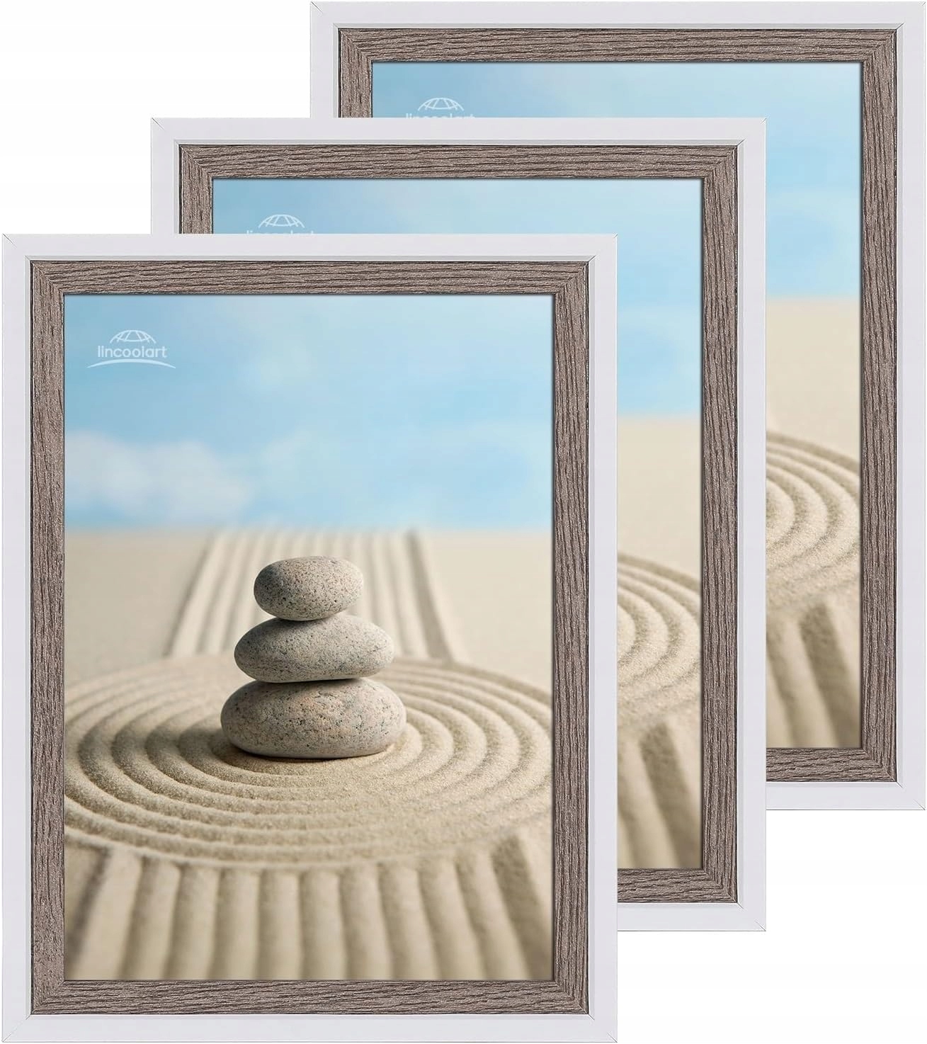 Ramka na zdjęcia 40x60 cm czarna drewniana ramka 60X40 cm naturalna ramka n