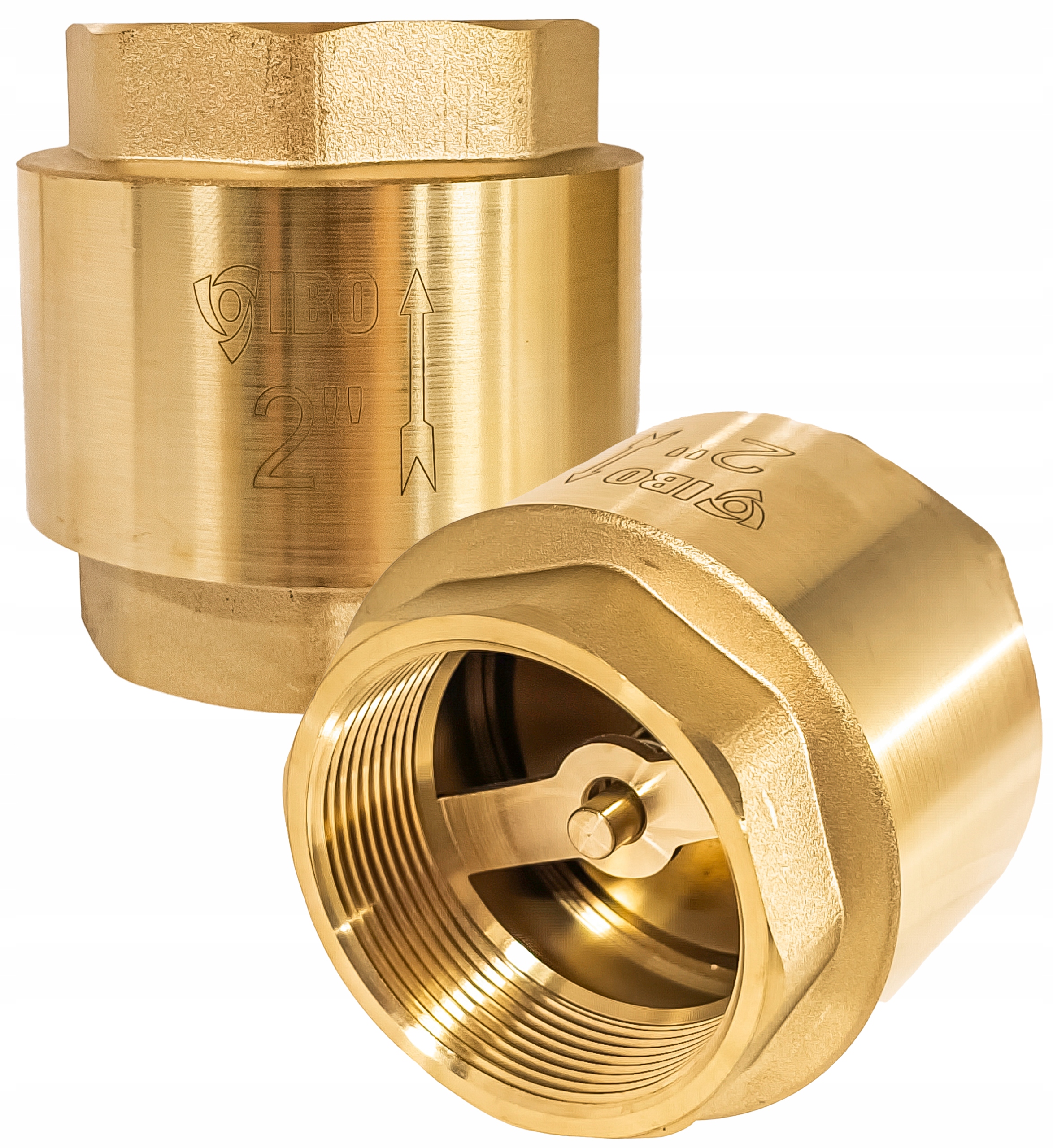 Zawór Zwrotny Kierunkowy Spężynowy 2" Cale DN50 Z Mosiężnym Grzybkiem Mocny