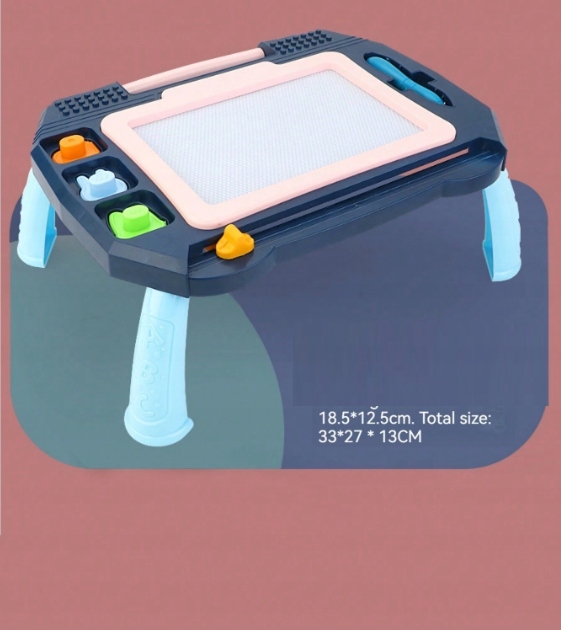 TABLICA MAGNETYCZNA KOLOROWA ZNIKOPIS STOLIK DO PISANIA Wiek dziecka 4 lata +