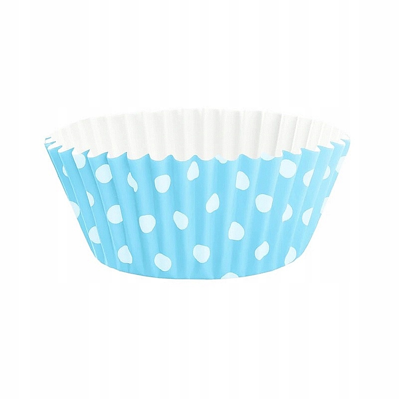 

Papilotki Na Muffinki Niebieskie w Kropki 100 szt