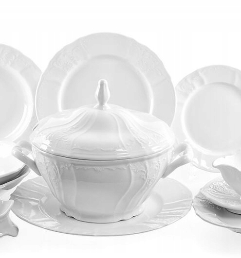 Thun Obedová súprava Bernadotte biela (26 dielov)