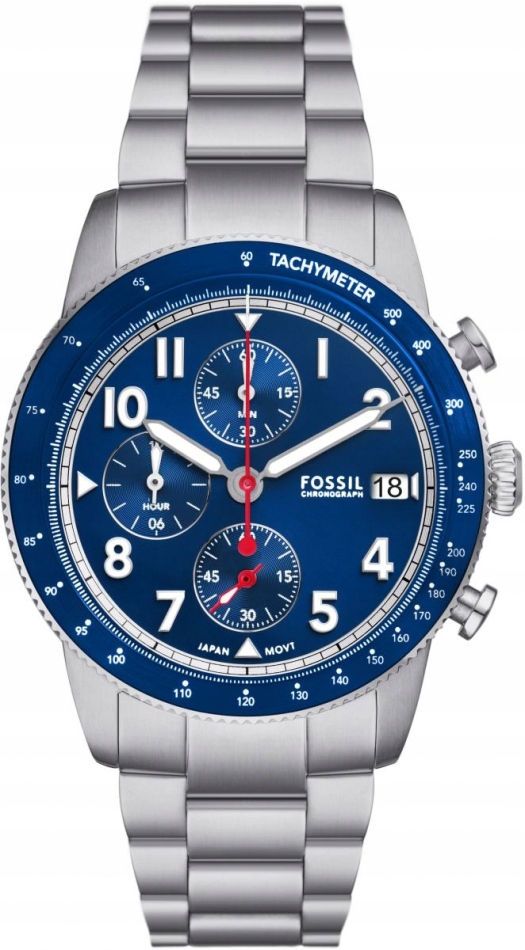 Hodinky pánské Fossil FS6047 modré sportovní