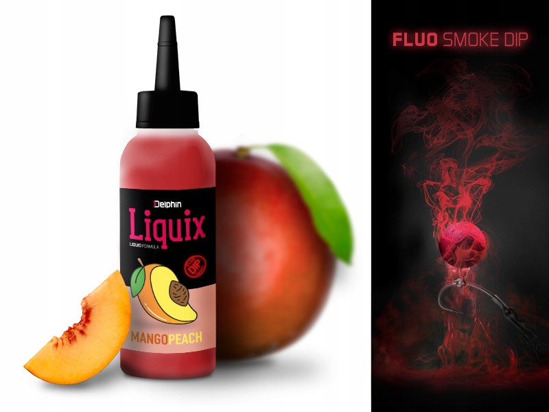 Dip Fluo D Snax LiquiX 100ml Mango-Brzoskwinia